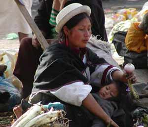 Mercado indigena Saquisili y Pujili